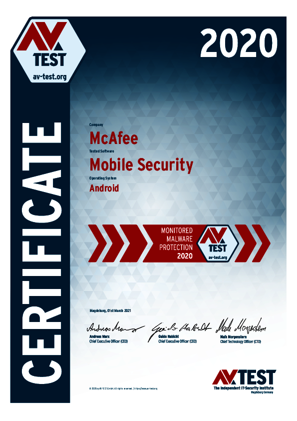 <p>Download as: <a href="/fileadmin/Content/Certification/2020/avtest_certificate_android_2020_mcafee_mobile_security.pdf">PDF</a>​​​​​​​</p>