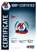 &lt;p&gt;Download as: &lt;a href=&quot;/fileadmin/Content/Certification/100th/avtest_100th_certified_eset.pdf&quot;&gt;PDF&lt;/a&gt;&lt;/p&gt;