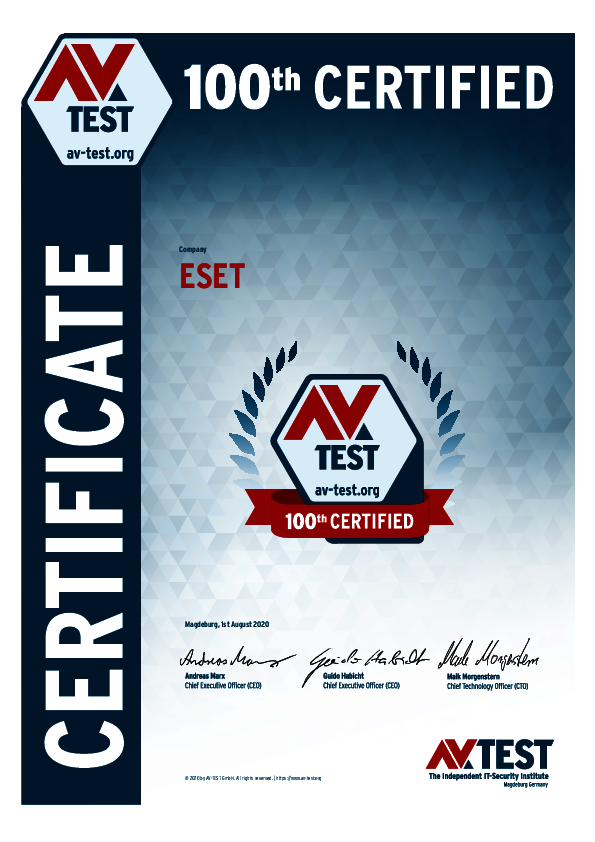 <p>Download as: <a href="/fileadmin/Content/Certification/100th/avtest_100th_certified_eset.pdf">PDF</a></p>
