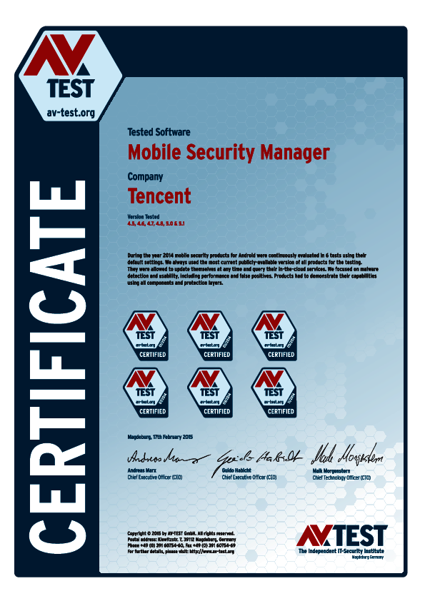 <p>Download as <a href="/fileadmin/Content/Certification/2014/avtest_certificate_mobile_2014_tencent.pdf">PDF</a></p>