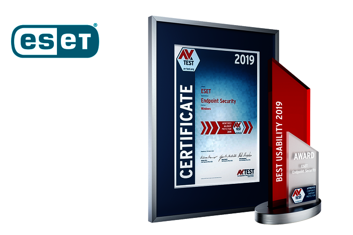 AV-TEST Award 2019 f&uuml;r ESET