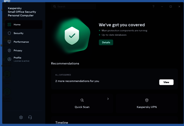 Kaspersky Small Office Security