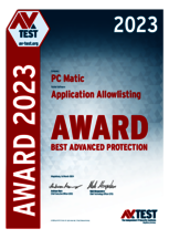 <p>Download as: <a href="/fileadmin/Awards/Producers/pc_matic/2023/avtest_award_2023_best_advanced_protection_pcmatic.pdf">PDF</a></p>