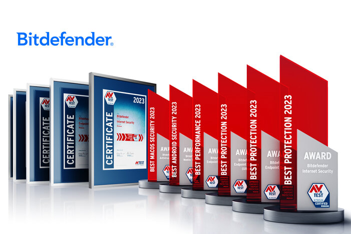 AV-TEST Awards 2023 f&uuml;r Bitdefender
