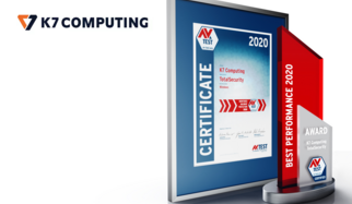 AV-TEST Award 2020 for K7 Computing