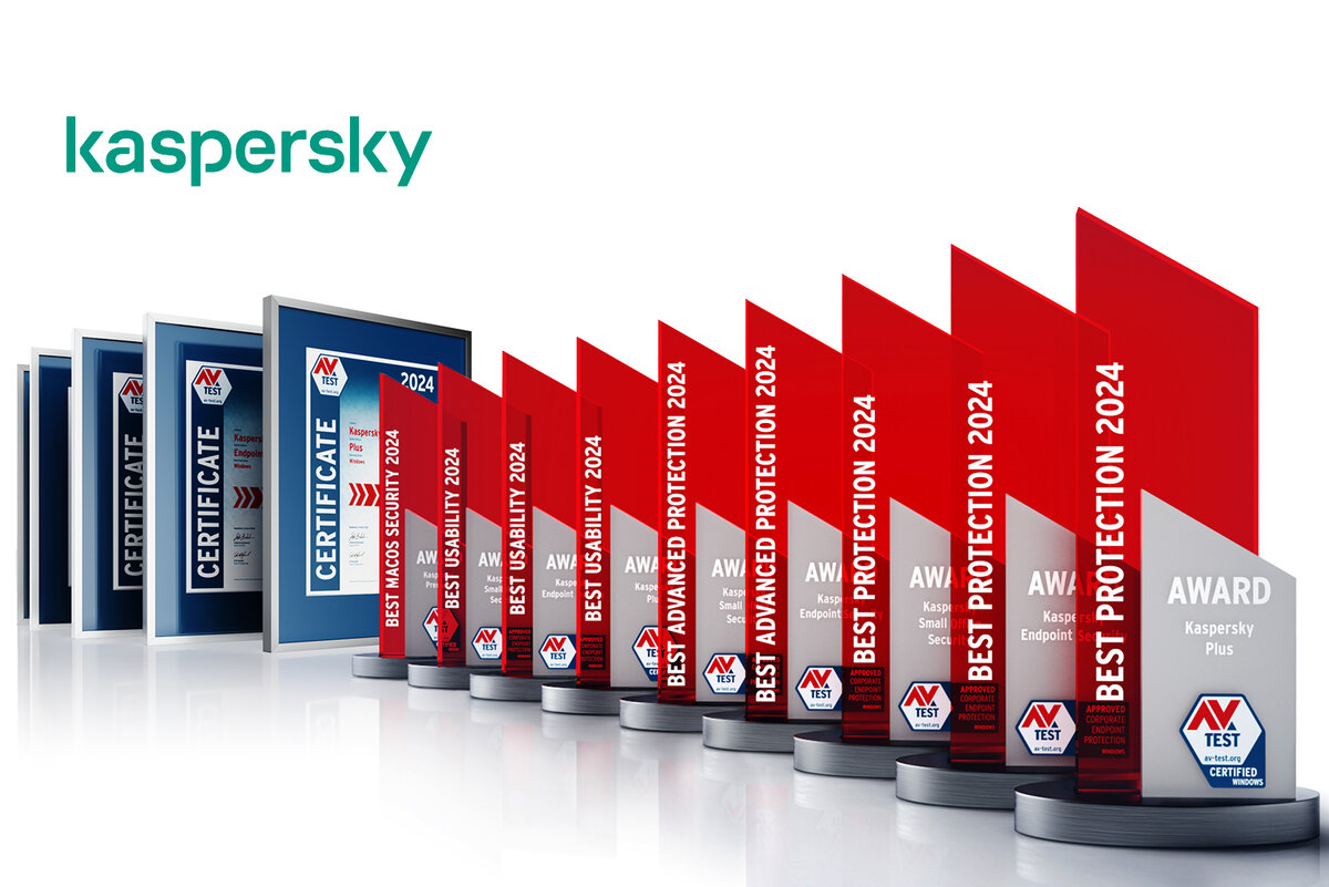 AV-TEST zeichnet Kaspersky 2024 mit neun Auszeichnungen aus