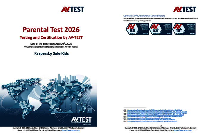 Kaspersky Safe Kids : Test de contr&ocirc;le parental 2026