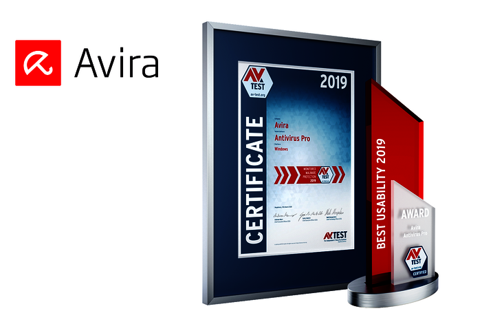 AV-TEST Award 2019 f&uuml;r Avira