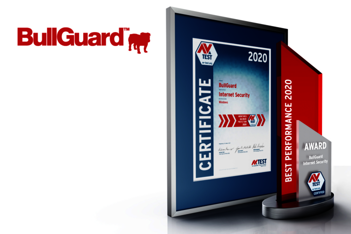 AV-TEST Award 2020 d&eacute;cern&eacute; &agrave; BullGuard