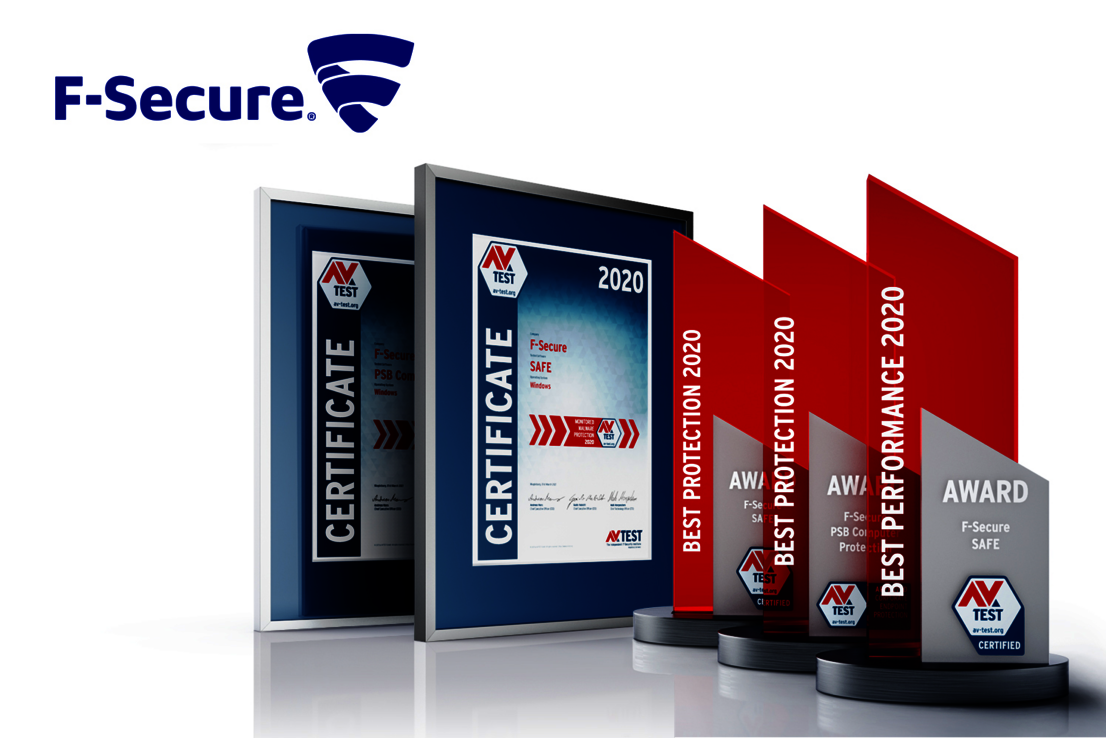 AV-TEST Award 2020 AV-TEST Award 2020 for F-Secure