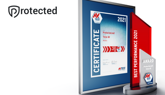 AV-TEST Award 2021 para Protected.net