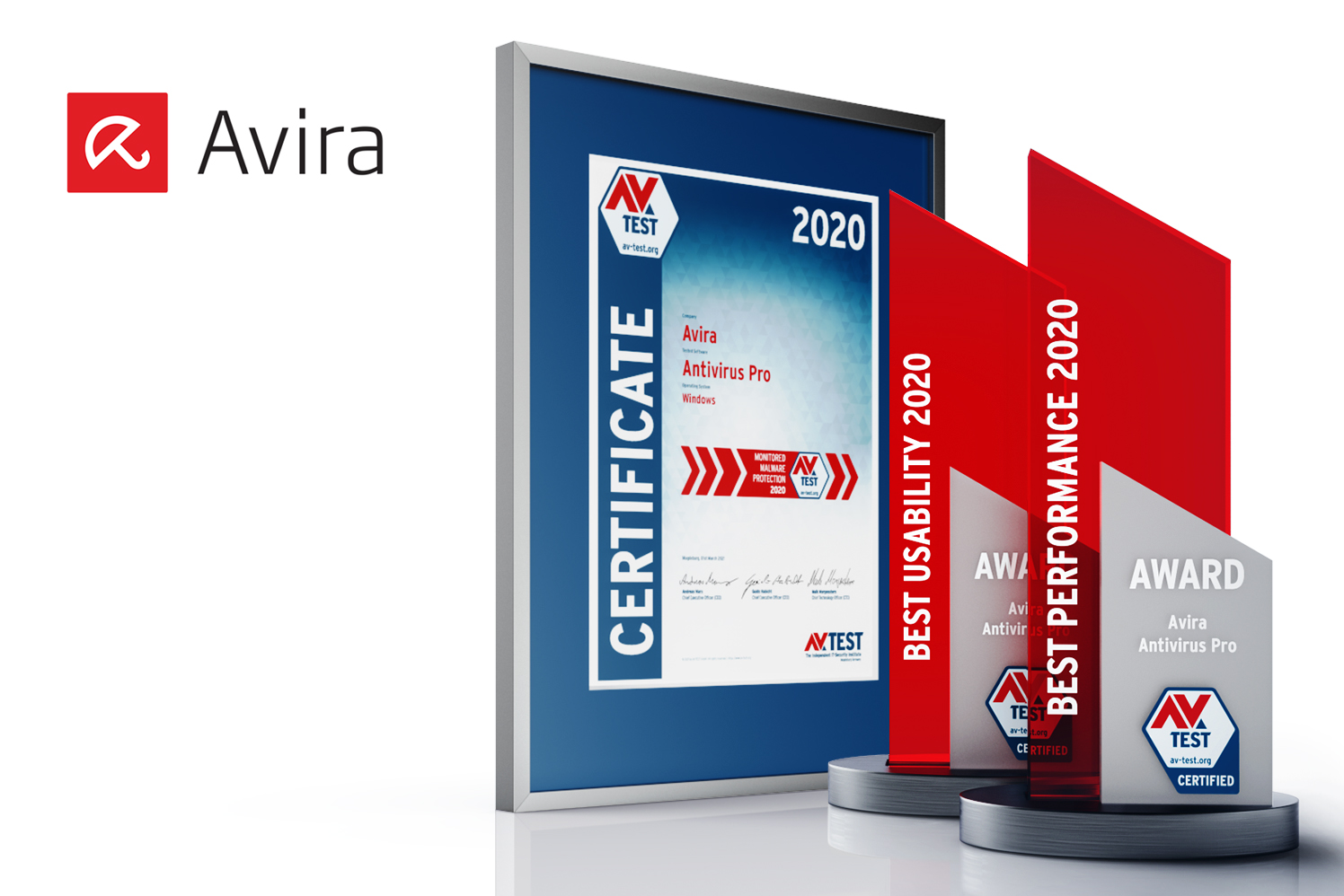 AV-TEST Award 2020 d&eacute;cern&eacute; &agrave; Avira
